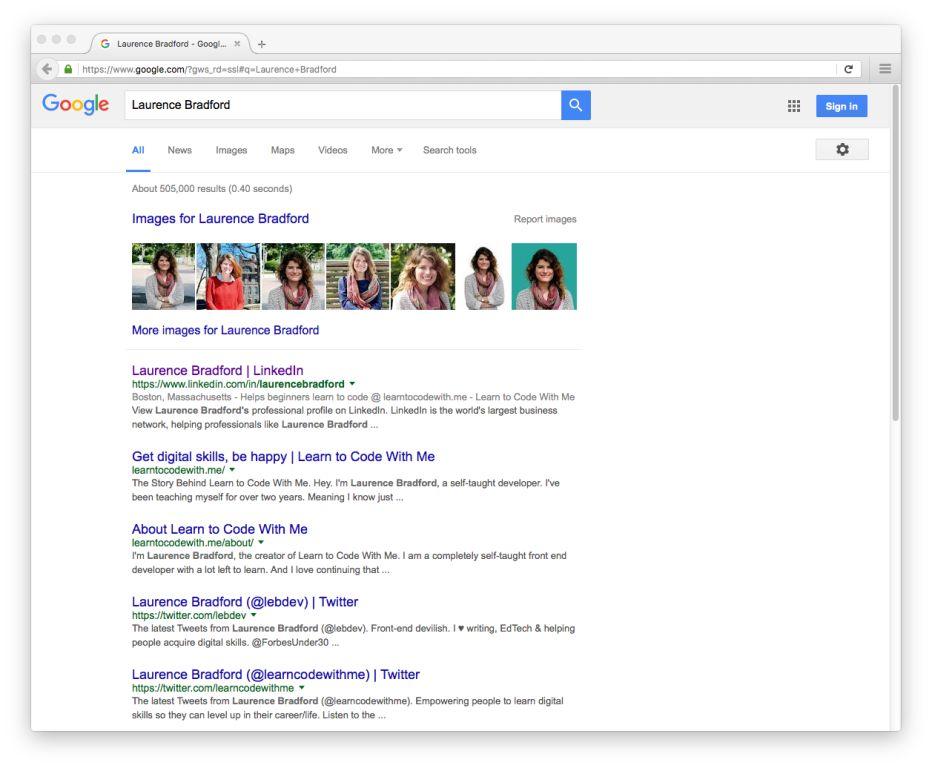 حضور آنلاین و جستجوی گوگل