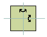 محور تقارن مربع