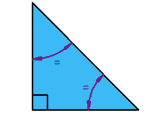 مثلث قائم الزاویه‌ی متساوی الساقین