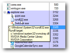 جزئیات فایل Rundll32.exe