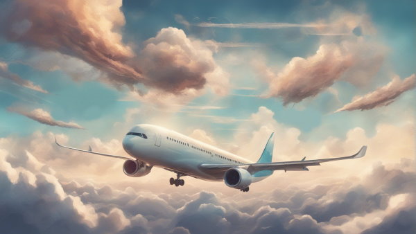 یک هواپیما در آسمان (تصویر تزئینی مطلب معادلات دیفرانسیل)