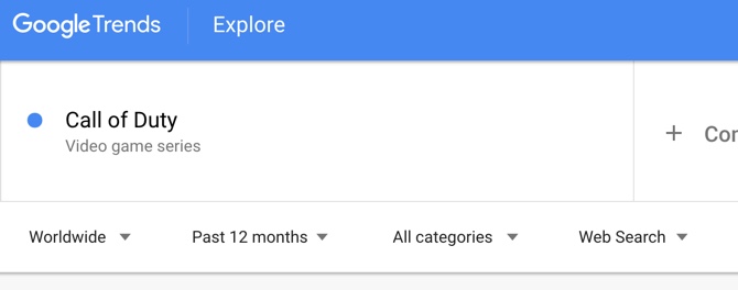 شاخص‌های جست‌وجو در گوگل ترندز