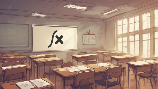 یک کلاس خالی (تصویر تزئینی مطلب محاسبه انتگرال)