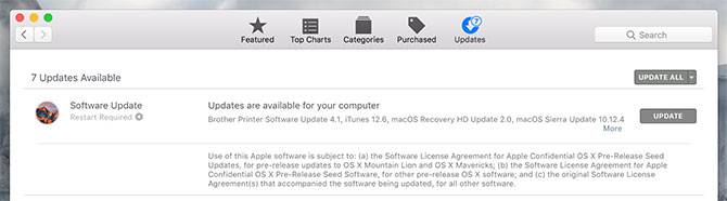بروزرسانی macOS در App Store