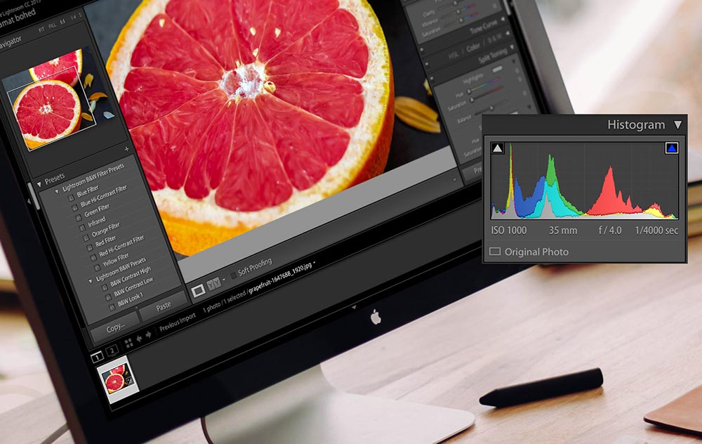 آموزش هیستوگرام در ادوبی لایت‌روم — از صفر تا صد