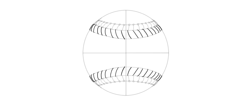 رسم توپ بیسبال