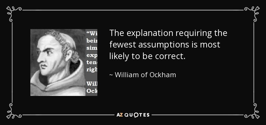 quote-the-explanation-requiring-the-fewest-assumptions-is-most-likely-to-be-correct-william-of-ockham-67-29-12