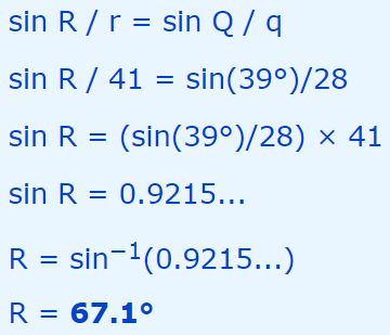 law of sines
