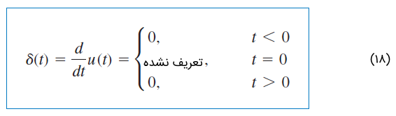 تابع ضربه واحد