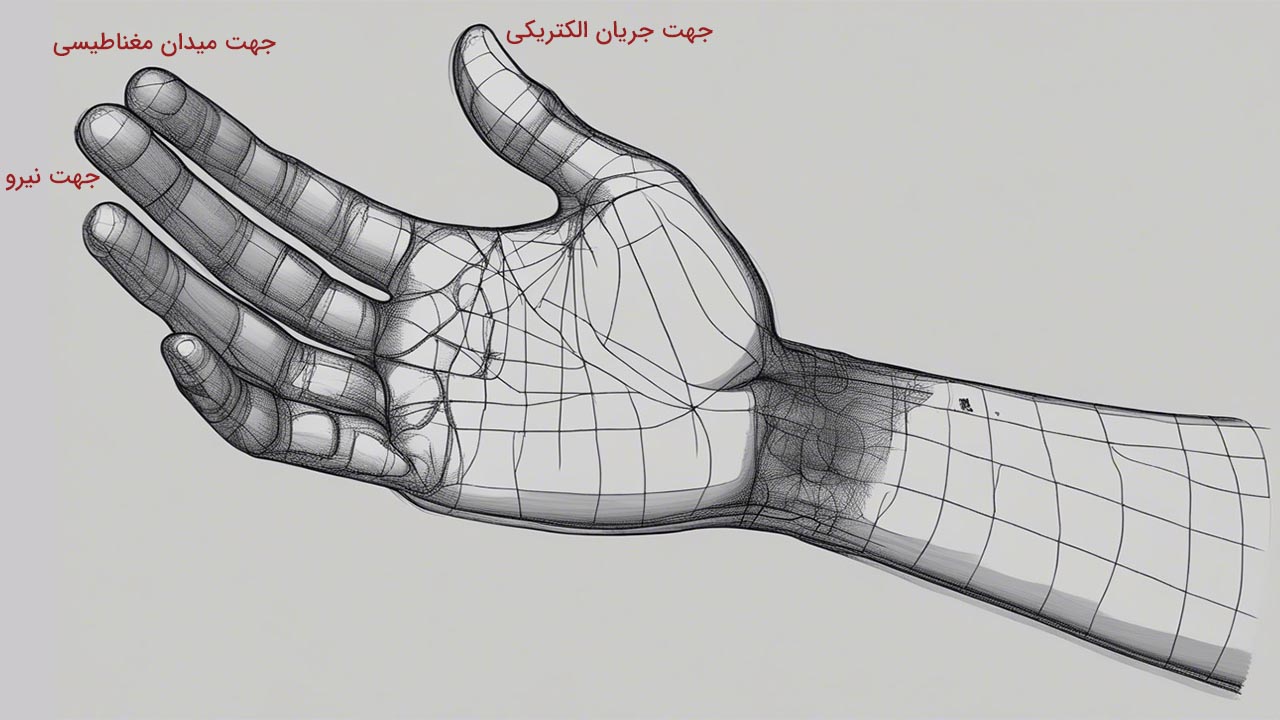 قانون دست راست در فیزیک — به زبان ساده
