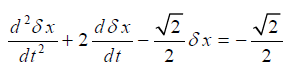 تقریب خطی معادله غیرخطی