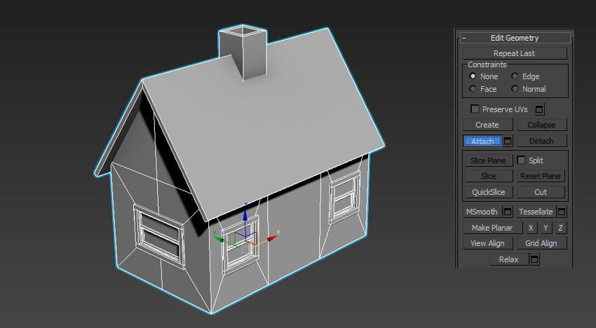 ساخت یک خانه سه بعدی کوچک در نرم‌افزار 3Ds Max