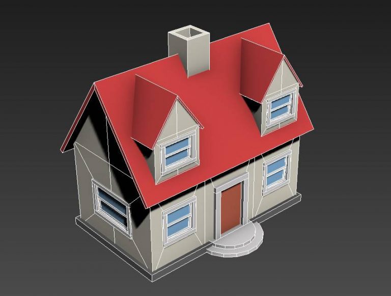 آموزش ۳Ds Max: ساخت یک خانه سه بعدی کوچک — راهنمای گام به گام