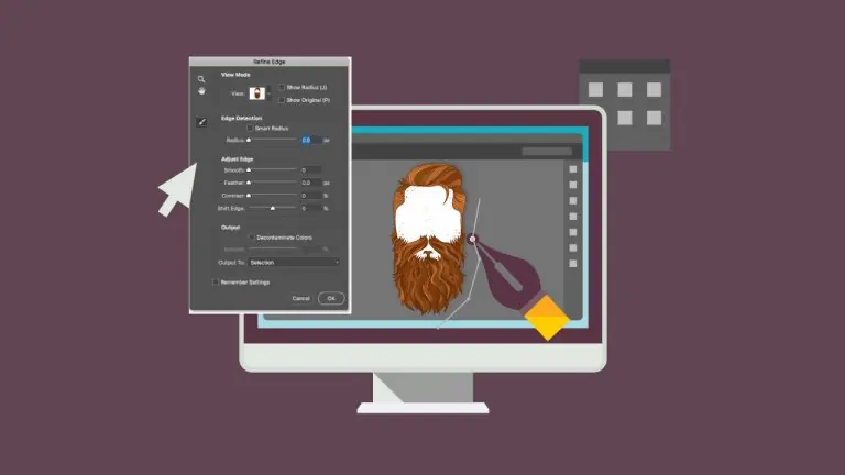 آموزش کار با Refine Edge در فتوشاپ — آموزک [ویدیوی آموزشی]