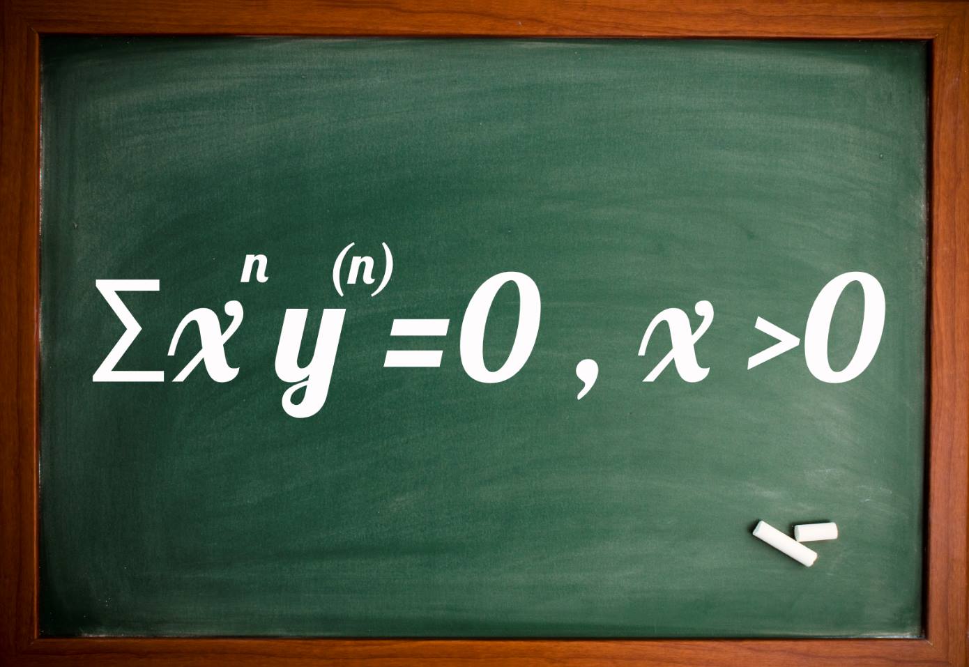 معادله دیفرانسیل اویلر مراتب بالاتر