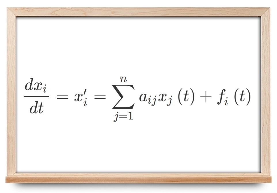 دستگاه معادلات دیفرانسیل ناهمگن با ضرایب ثابت — از صفر تا صد