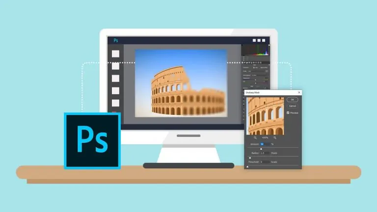 اصلاح مات‌ شدگی تصاویر با فیلترهای Unsharp Mask و Camera Raw در فتوشاپ — آموزک [ویدیوی آموزشی]
