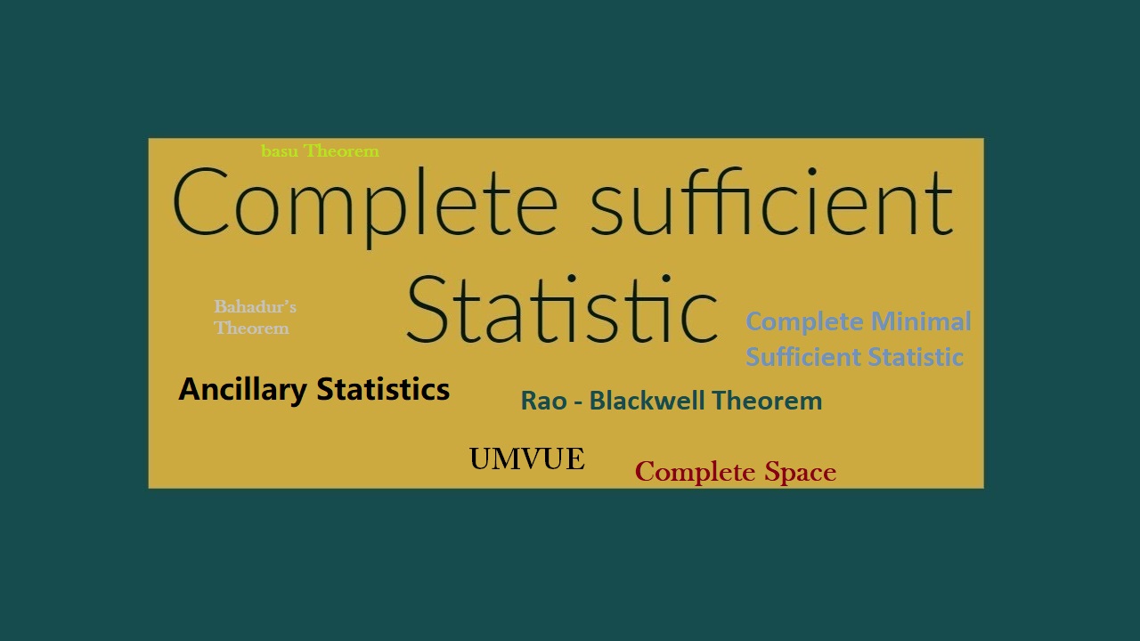complete sufficient statistics