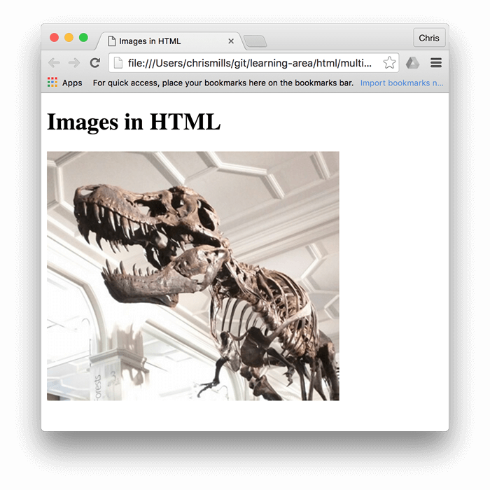 تصاویر در HTML