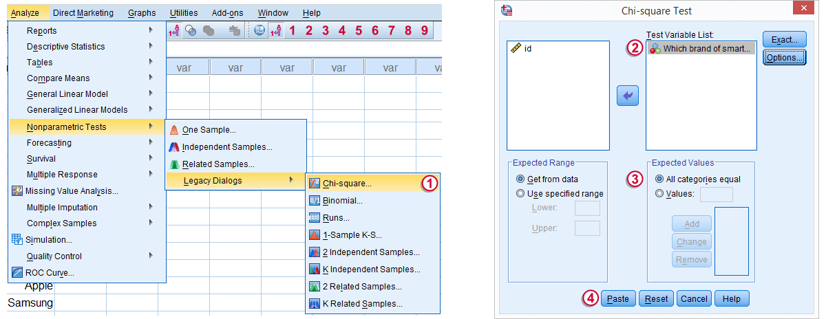 spss-one-sample-chi-square-test-dialog