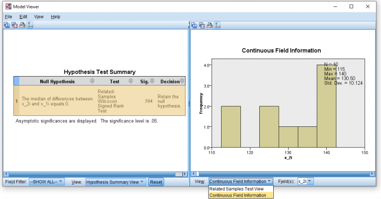 continuous field information