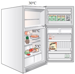 قرار دادن غذای داغ در یخچال