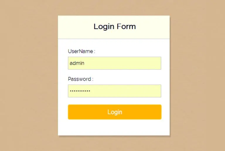 ایجاد فرم ورود (Login) با PHP — از صفر تا صد