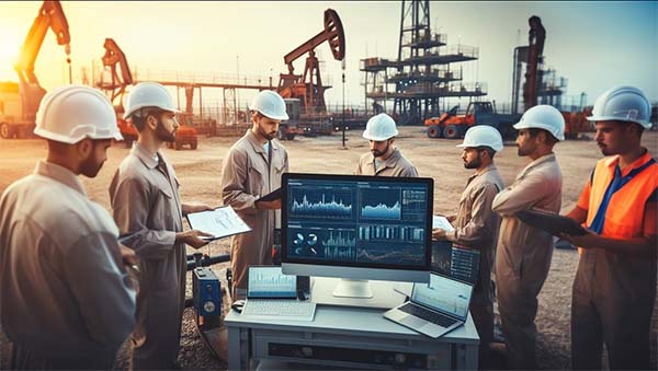 بازار کار رشته مهندسی نفت - تعدادی مهندس نفت در حال فعالیت و کار هستند