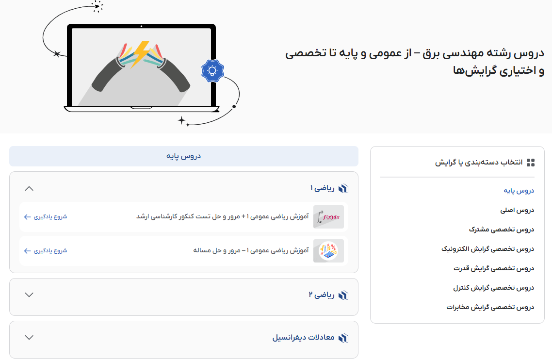 تصویر فیلم دروس مهندسی برق در فرادرس