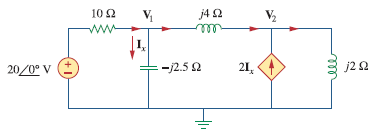 مدار معادل حوزه فرکانس مثال ۱