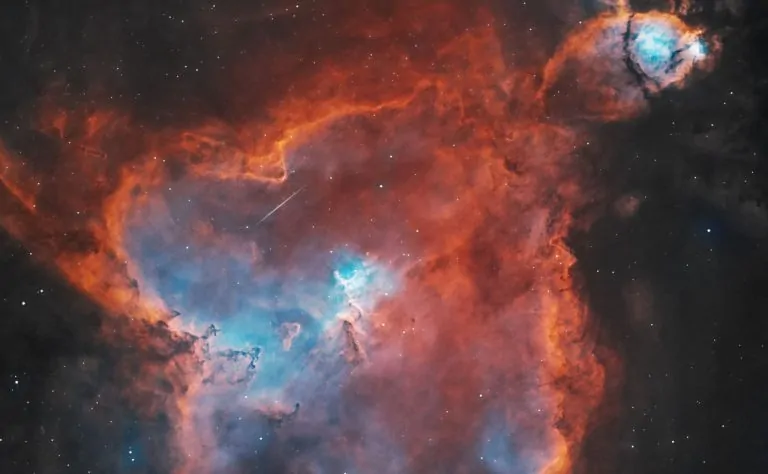 سحابی قلب (Heart Nebula) — تصویر نجومی روز