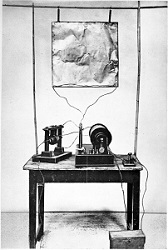 first transmitter incorporating a monopole antenna