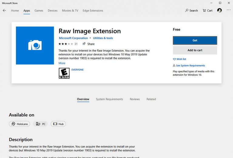 نمایش و ویرایش تصاویر RAW در ویندوز ۱۰ — راهنمای کاربردی