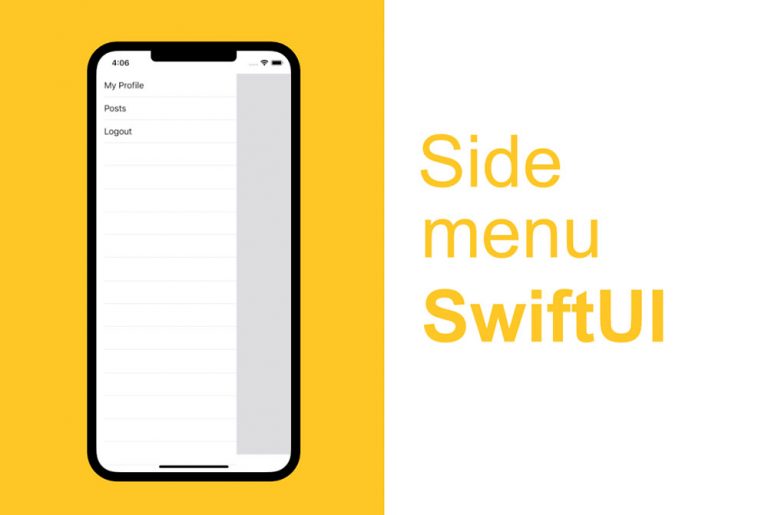 ایجاد منوی کناری لغزشی با SwiftUI — از صفر تا صد