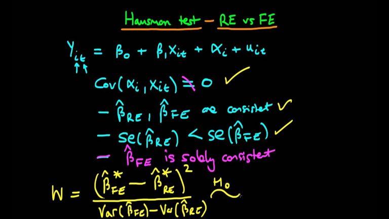 آزمون هاسمن برای داده‌ پانلی (Hausman Test) — به زبان ساده