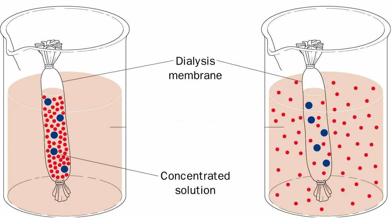 دیالیز در شیمی — به زبان ساده
