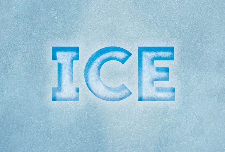 طراحی جلوه متن یخی در InDesign — راهنمای گام به گام