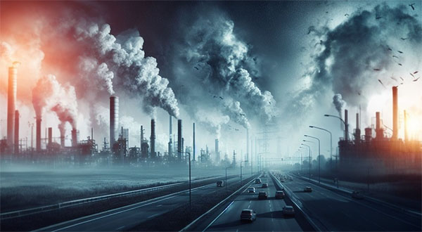 آلودگی هوای ایجاد شده توسط کارخانه ها