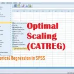 رگرسیون طبقه ای با مقیاس بهینه در SPSS — راهنمای کاربردی