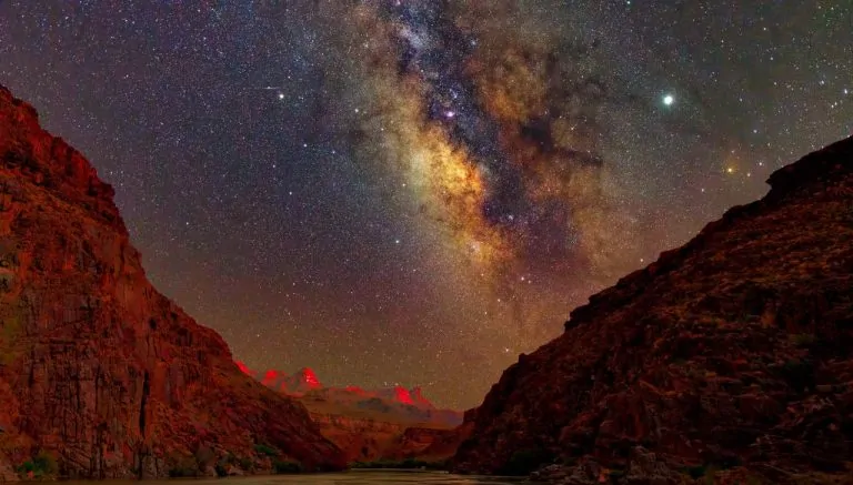 غروب آفتاب بر فراز گرند کانیون — تصویر نجومی روز