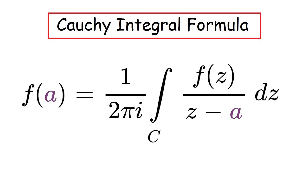 فرمول انتگرال کوشی — از صفر تا صد
