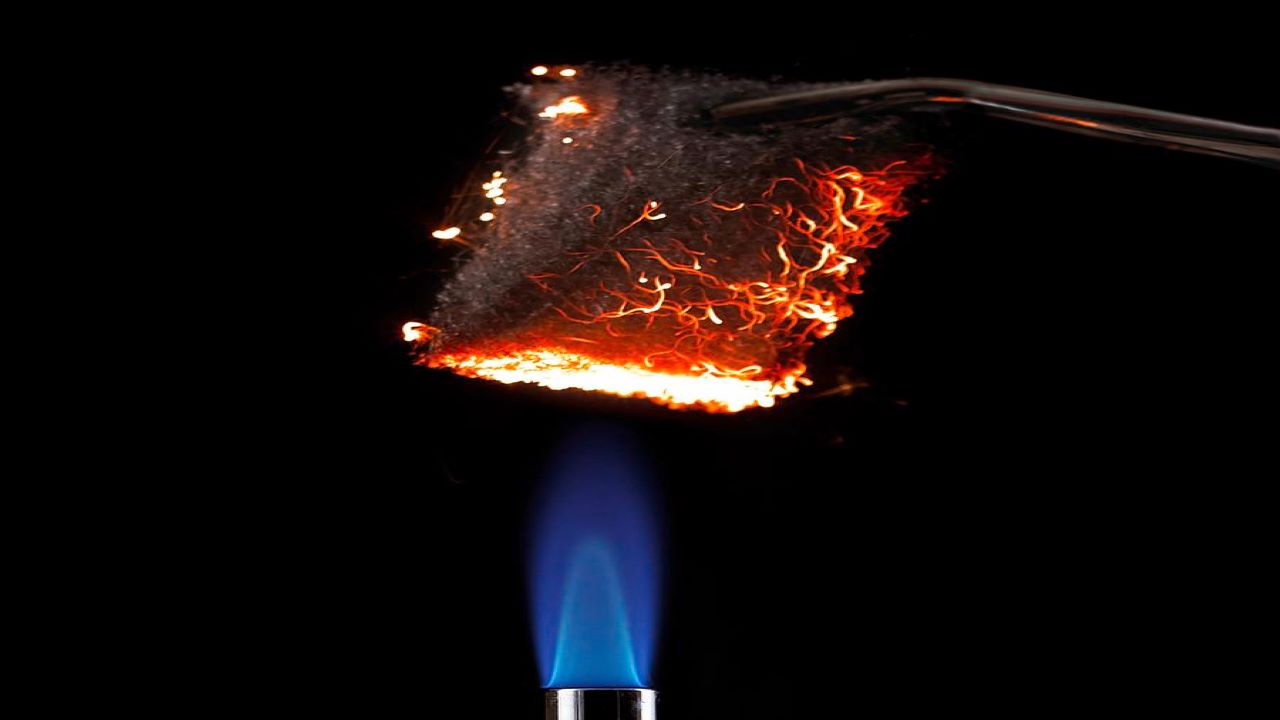 آتش زدن سیم ظرفشویی – زنگ تفریح [ویدیوی کوتاه علمی]