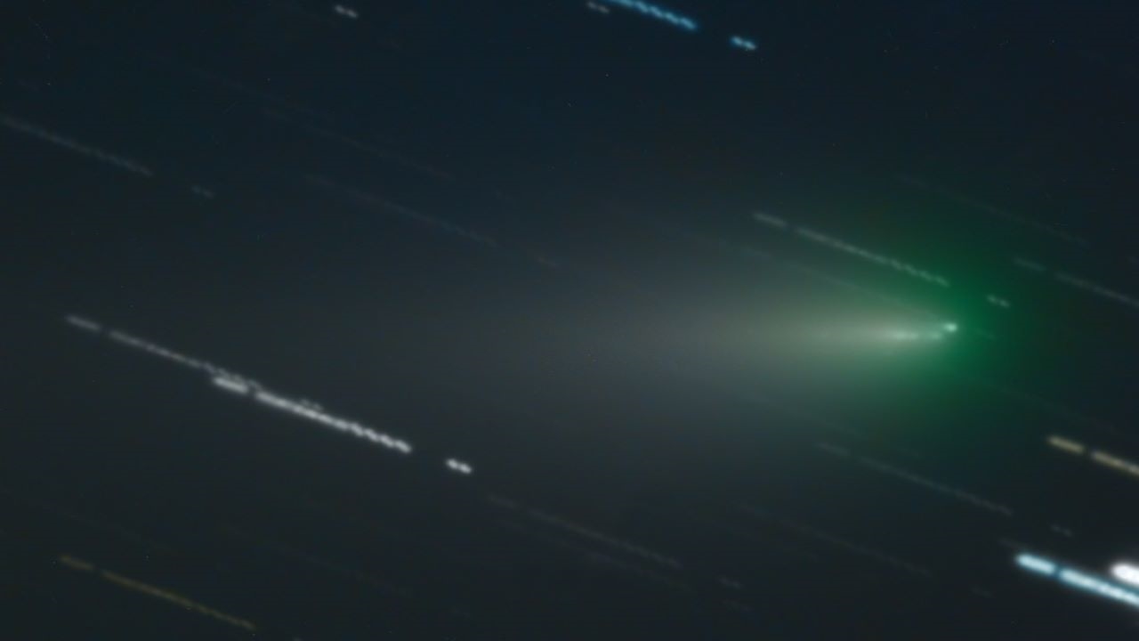 در هم شکستن دنباله دار اطلس — تصویر نجومی روز