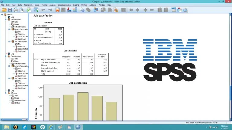 پنجره خروجی SPSS یا Output — راهنمای کاربردی