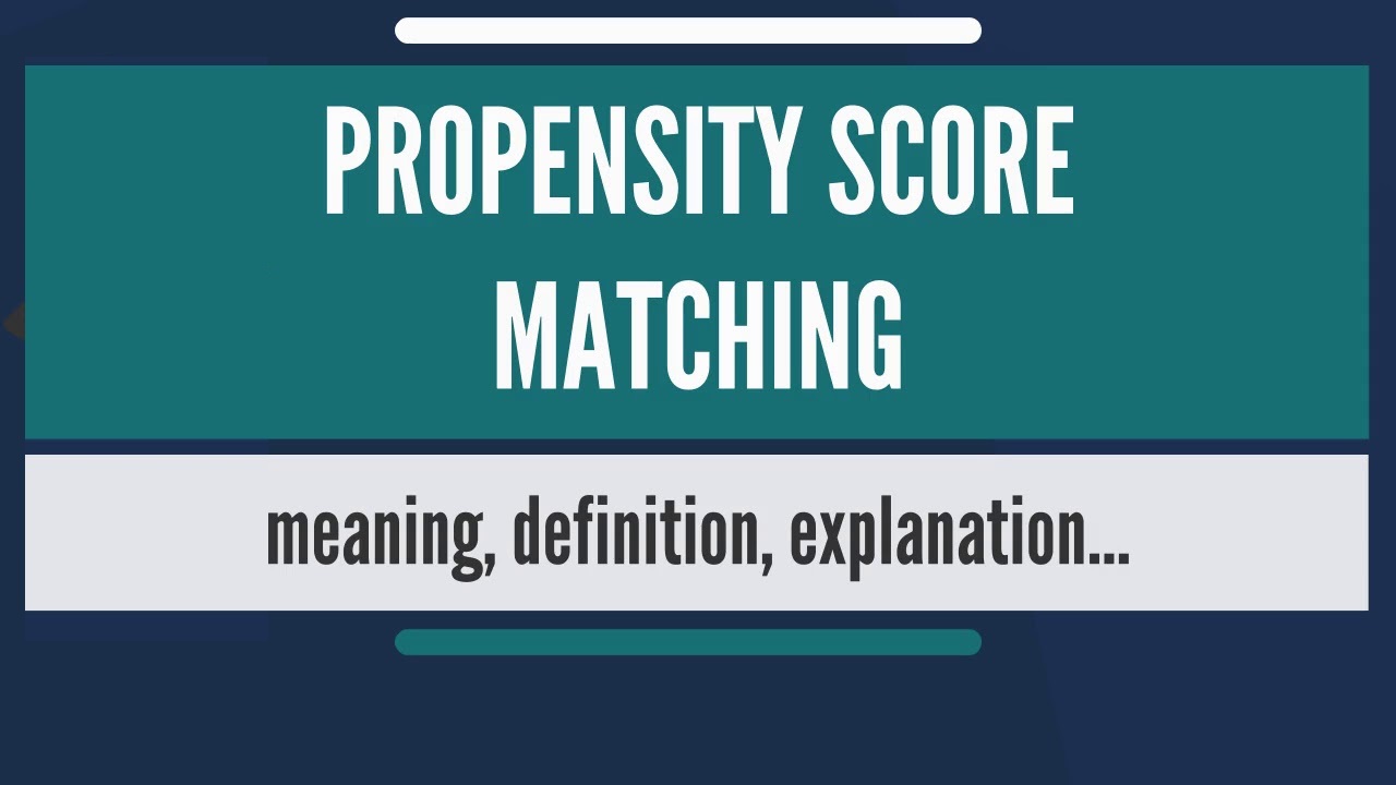 انطباق امتیاز گرایش Propensity score matching