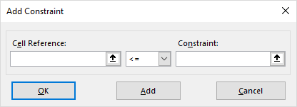 excel solver constraint