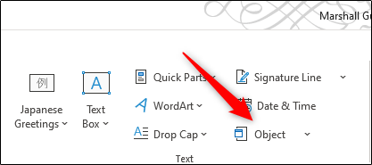 درج PDF در ورد