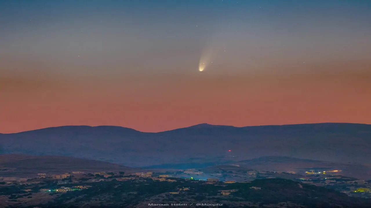 دنباله دار نئووایز (Comet NEOWISE) — تصویر نجومی روز