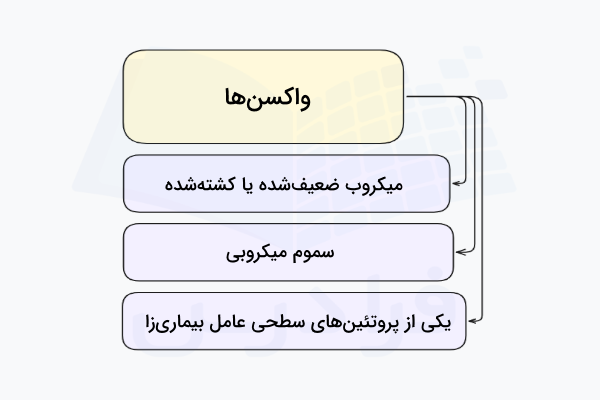 عوامل سازنده واکسن ها