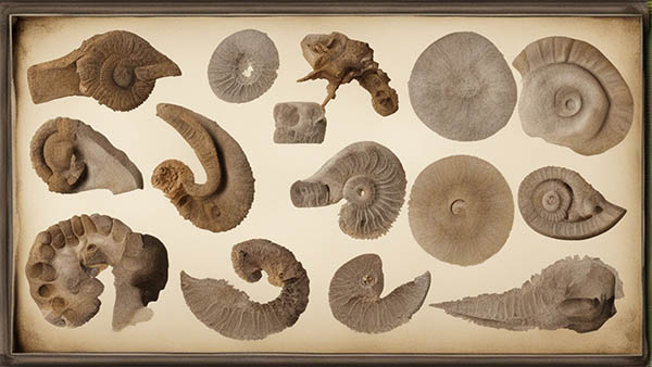 انواع فسیل های مختلف